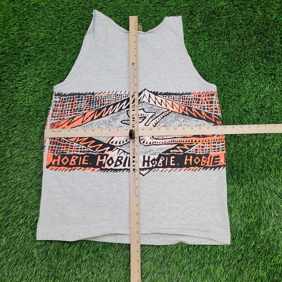 Vintage 90s Hobie Tribal Aztec Tank-Top Large 22x28 Wrap-Around - Picture 3 of 12